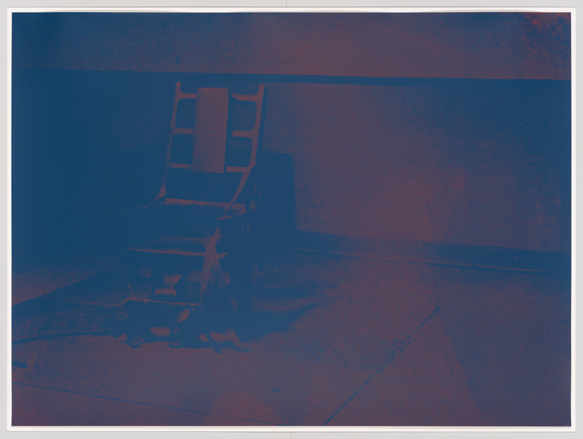 A dimly lit room with a solitary chair in the center, casting a shadow on the floor.