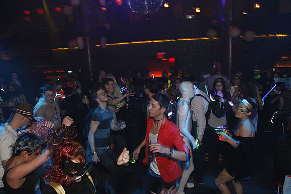 Dancers having fun on the dance floor.