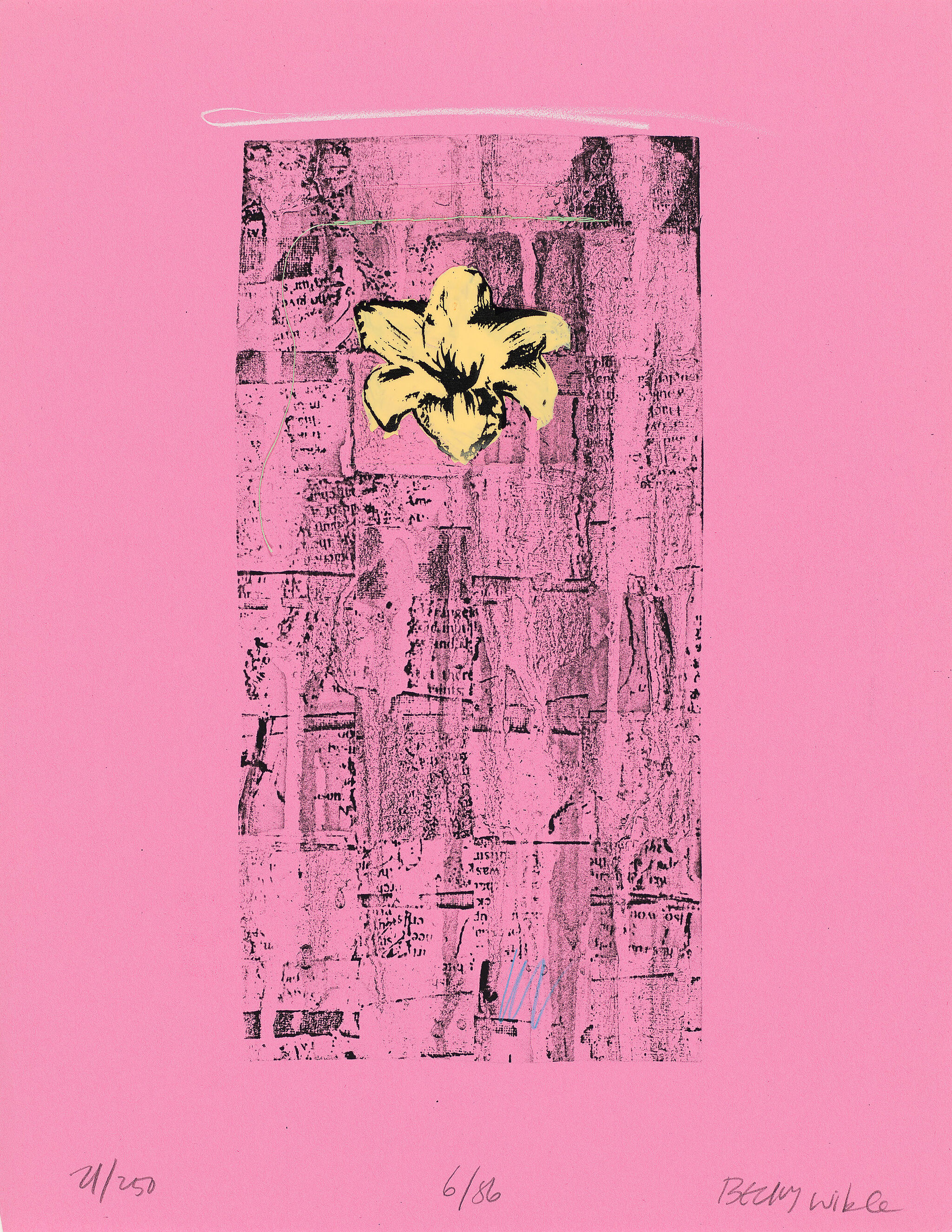 Pink photocopy artwork.