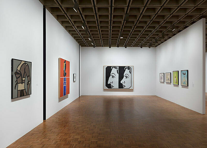 Installation view of Sinister Pop exhibition. 