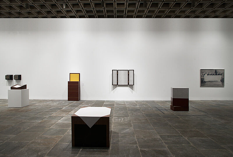 Installation view of Richard Artschwager! exhibition. 