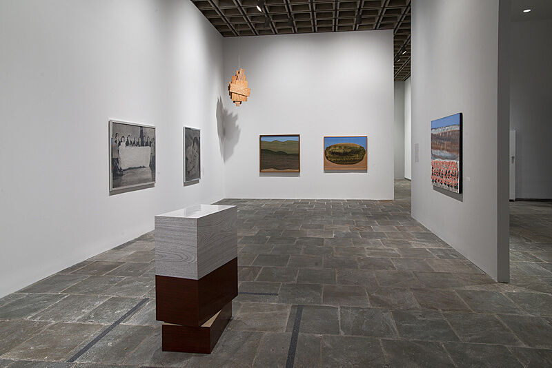 Installation view of Richard Artschwager! exhibition. 