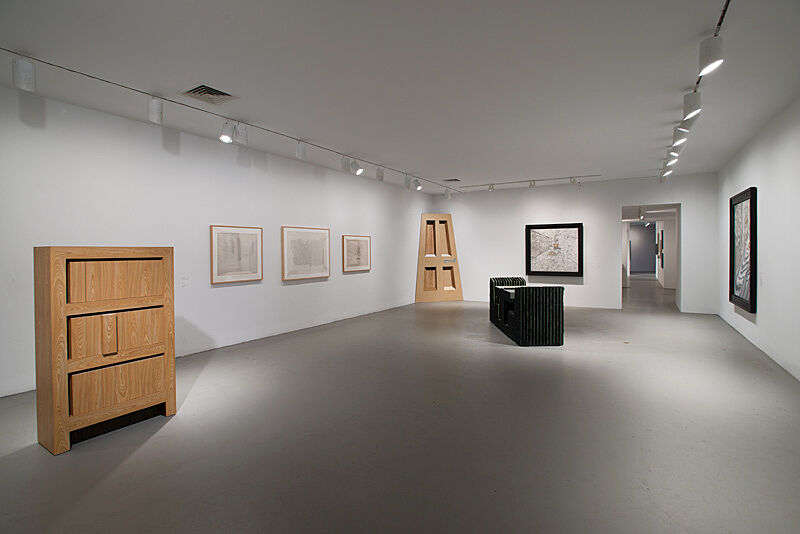 Installation view of Richard Artschwager! exhibition. 