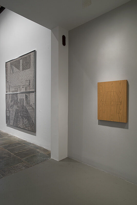 Installation view of Richard Artschwager! exhibition. 
