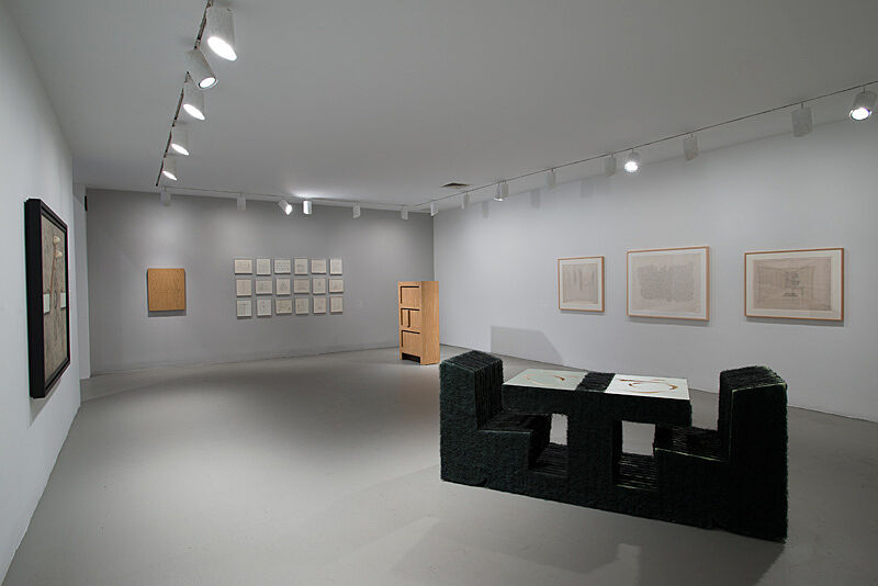 Installation view of Richard Artschwager! exhibition. 