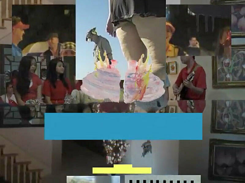 Variety of images from film still. 