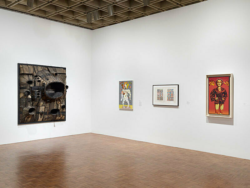 Installation view of Sinister Pop.