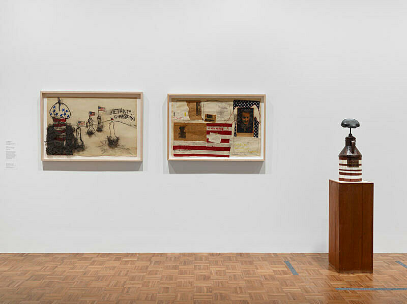 Installation view of Sinister Pop.