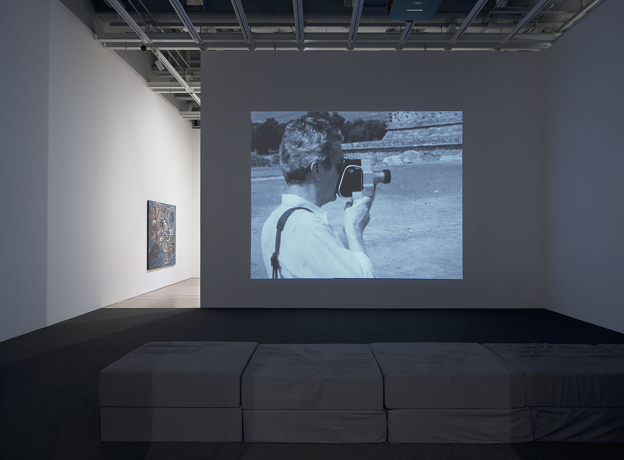 Installation view of David Wojnarowicz exhibition.